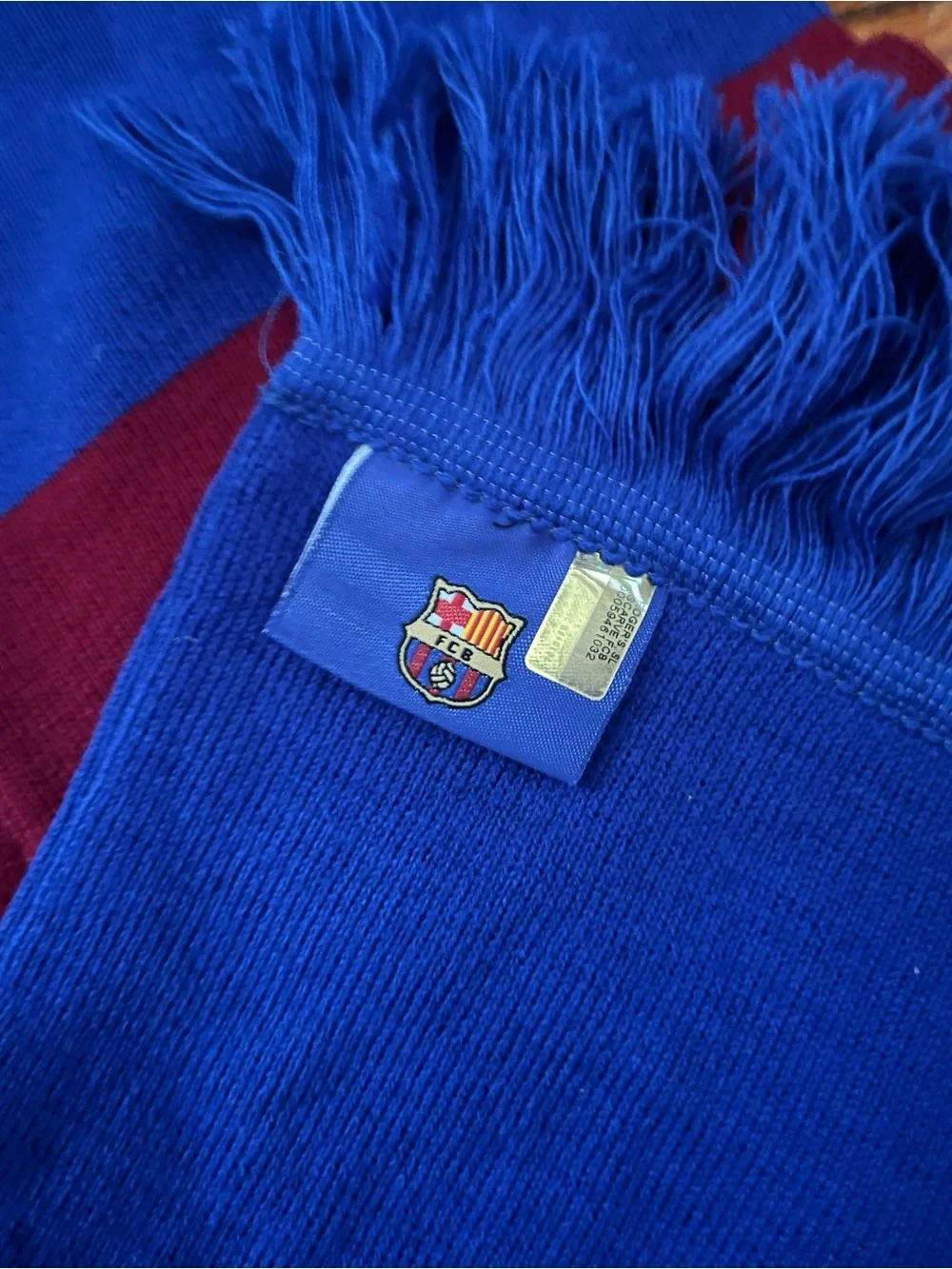 NWOT FC Barcelona Scarf - Blue & Maroon